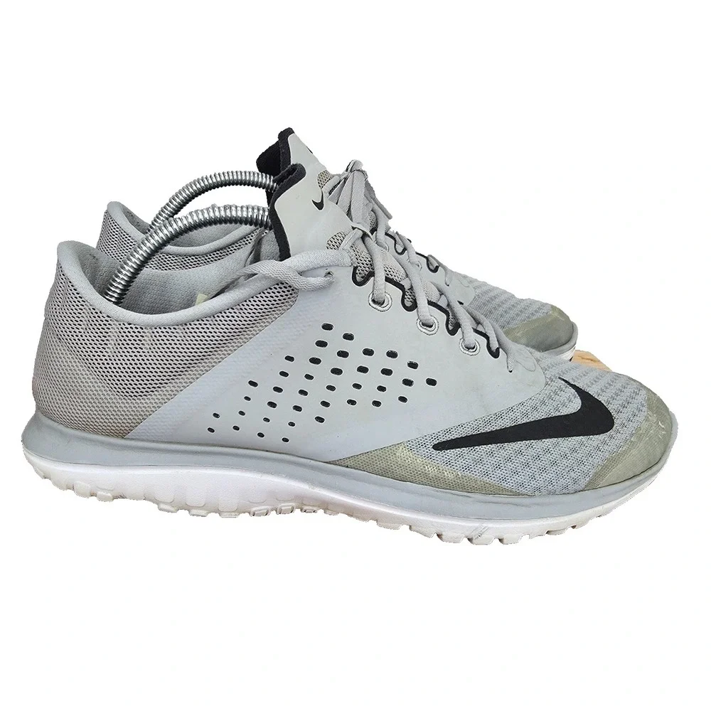 Nike Mens FS Lite Run 2 Running Shoes Mens 10 Gray Black  Sneakers 685266-011‎